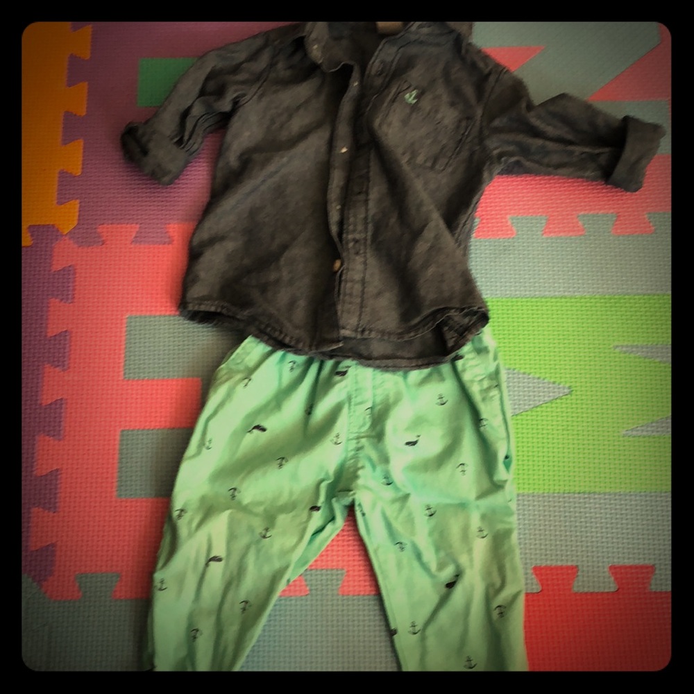 Carters matching set 12m